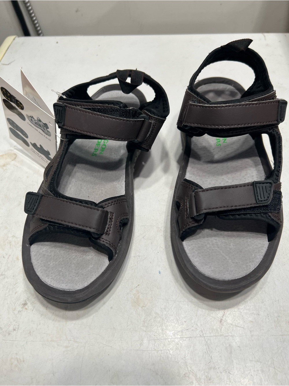 Comfort Outdoor Brown Adjustable Women's Golf Sandals